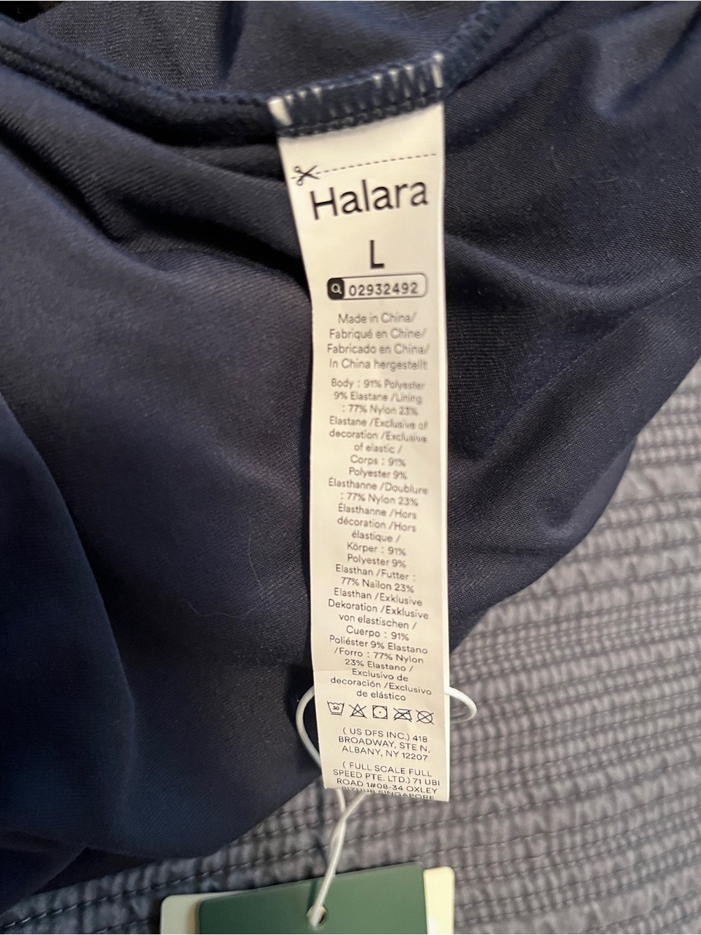 HALARA One Shoulder with sports bra built in - Picture 6 of 12